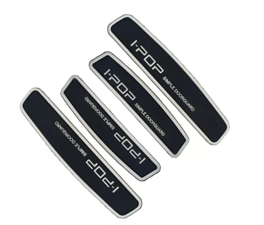 X4 Tope De Puerta Goma Simple Adhesivo Tuning Parachoques-3