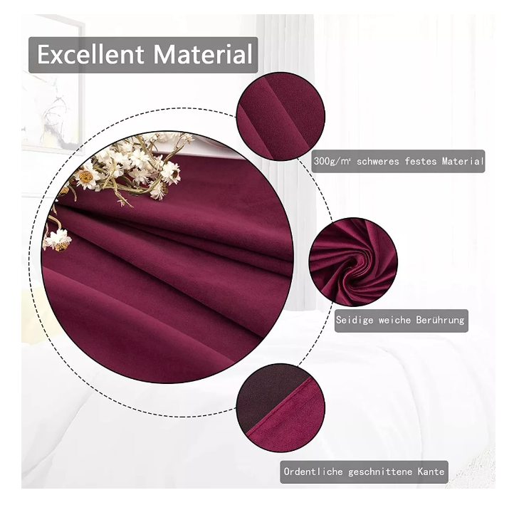 1 Paño Cortina Terciopelo Blackout Engomado 150x230cm-2