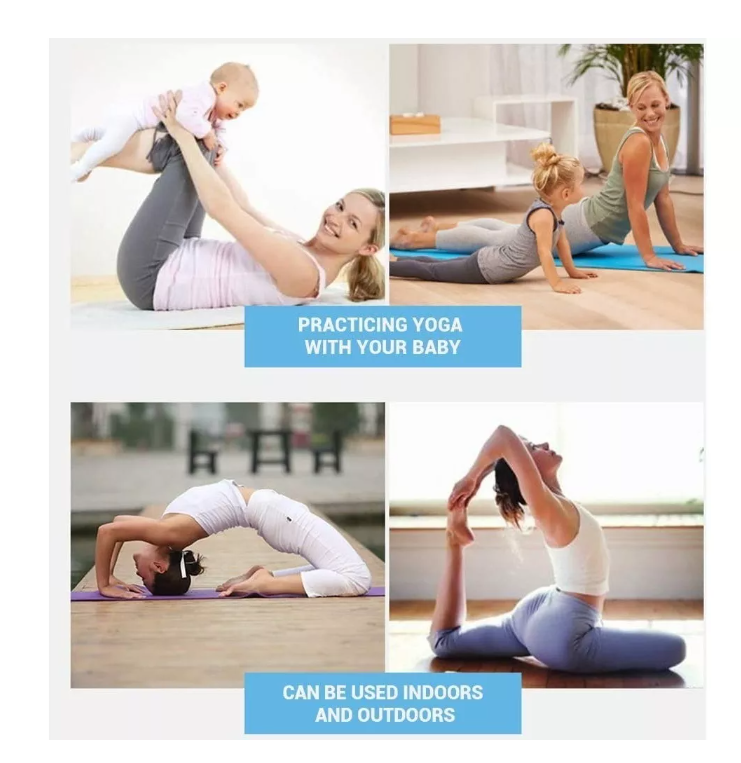 Colchoneta Mat Yoga Pilates Alfombra Ejercicio 4mm-6