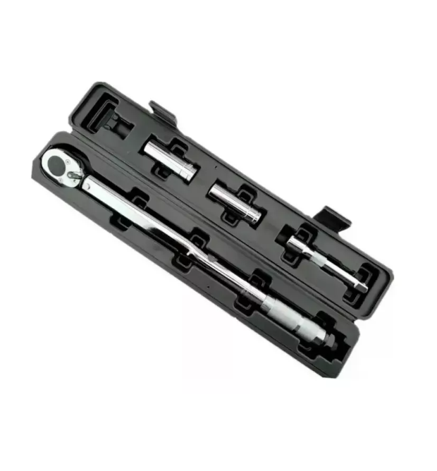 Llave Torque Torquimetro 1/2 - 28-210nm + Dados + Extension-0