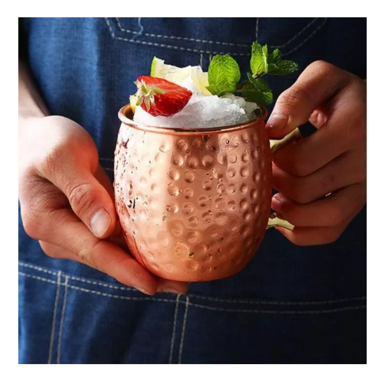 Vaso Tipo Cobre Tragos Moscow Mule Mojito Bar-2