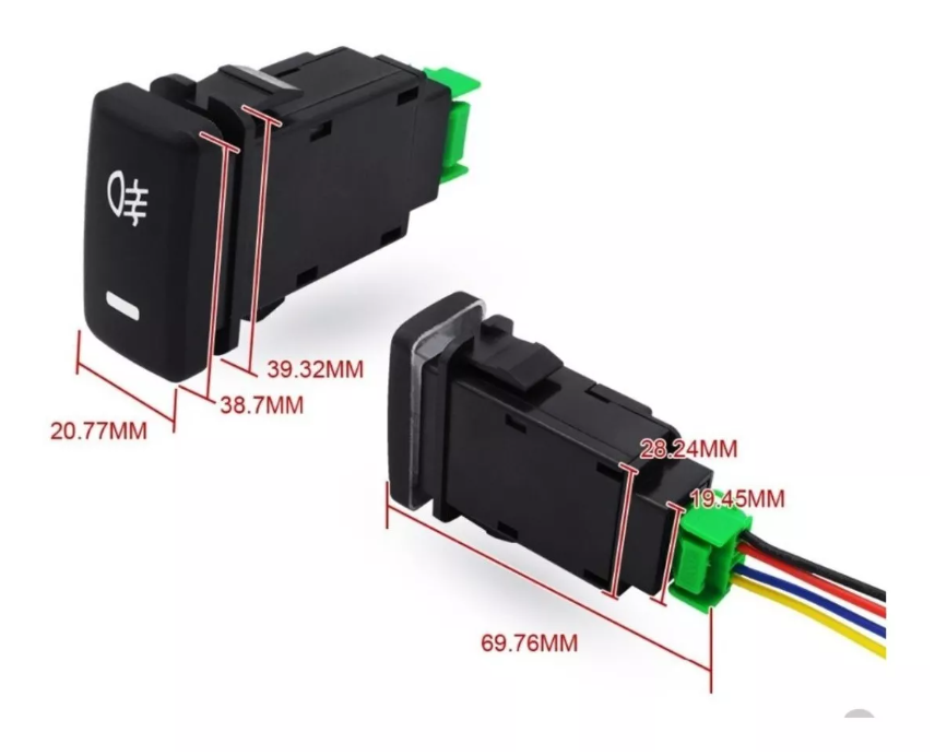Switch Interruptor Neblinero Barra Led 12v Auto Universal-7