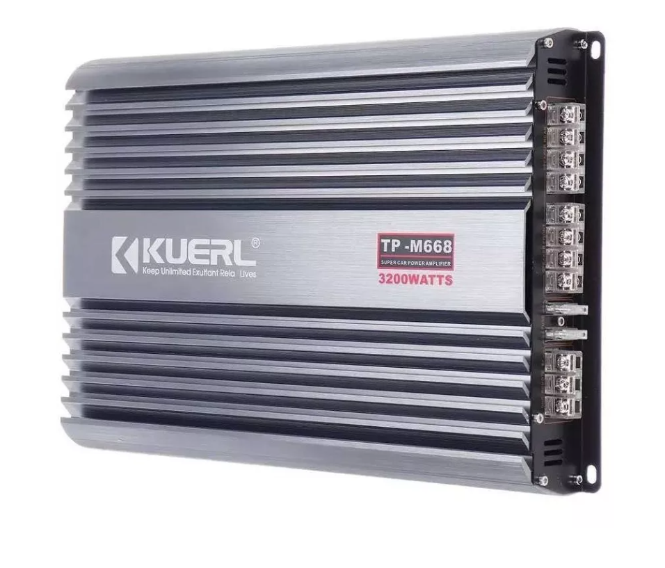 Amplificador Auto Estéreo Audio 4 Canales 3200w 12v-0