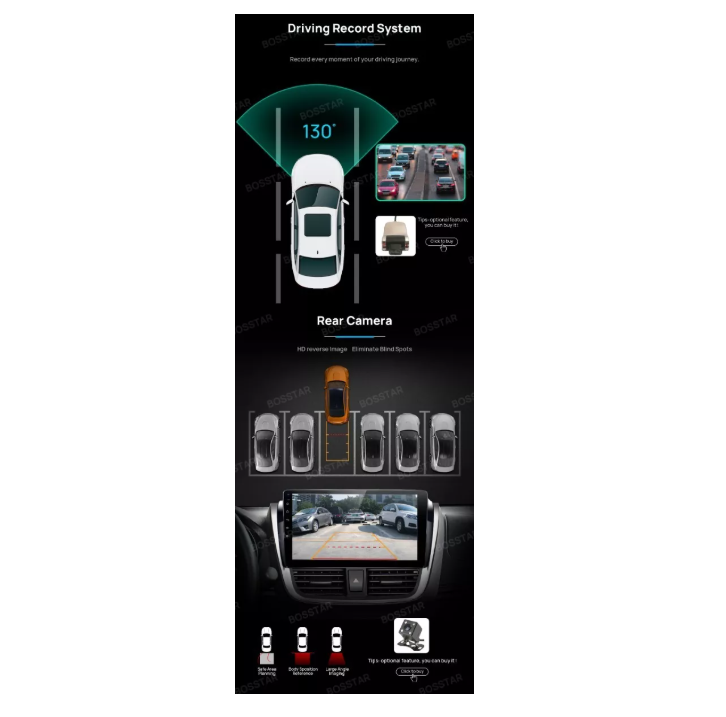 Radio 1 Din Pantalla Touch 9 Pulgadas Bluetooth Mirror Link-3