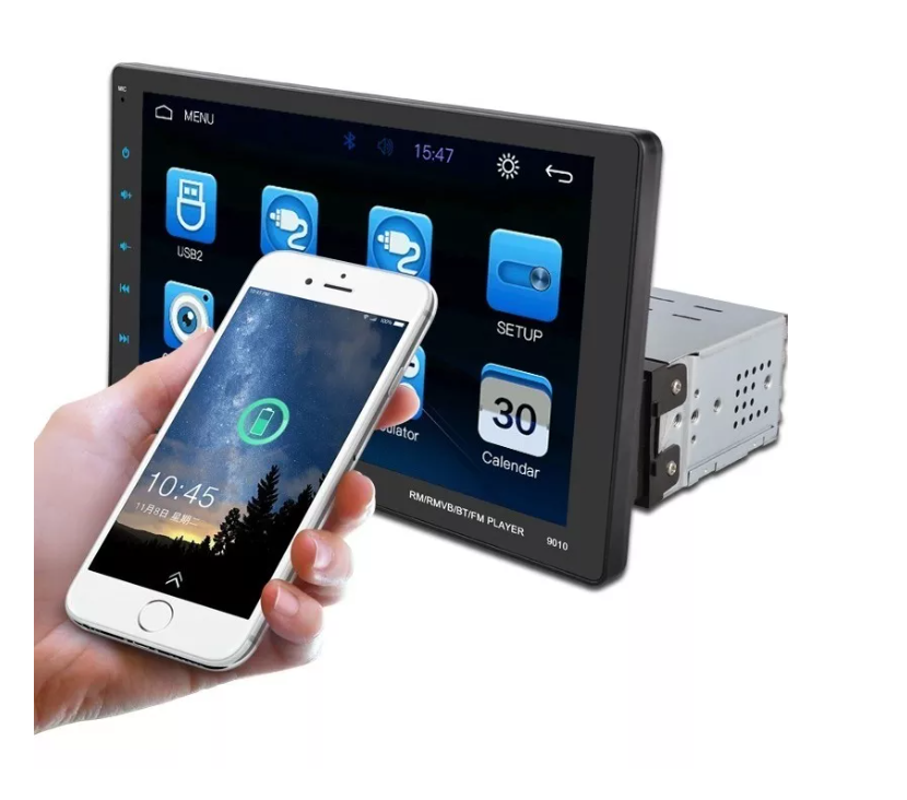 Radio 1 Din Pantalla Touch 9 Pulgadas Bluetooth Mirror Link-7