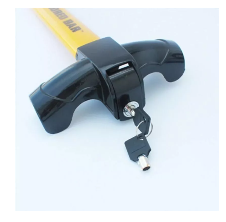 Traba Volantes Anti Robo Seguirdad Auto Tipo T Con 2 Llave-3