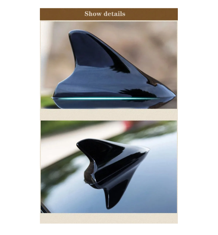 Aleta Tiburón Decorativa Multimarca Auto Tuning Exterior 2-4