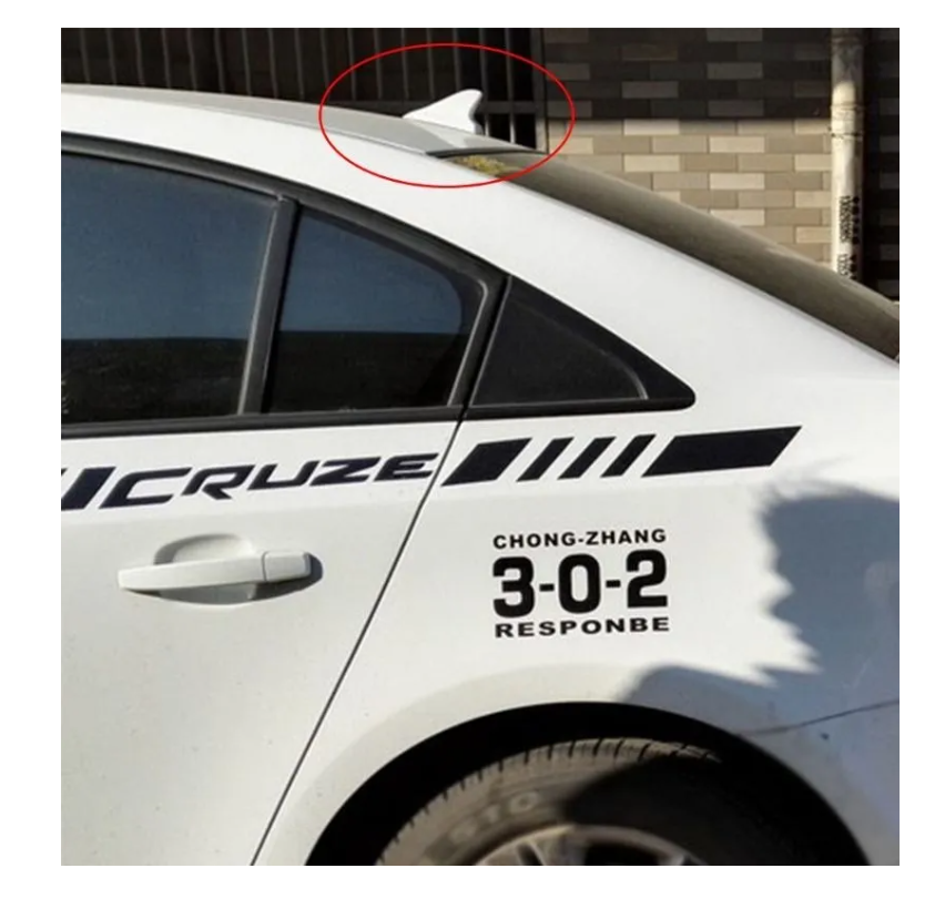 Aleta Tiburón Decorativa Multimarca Auto Tuning Exterior 2-5