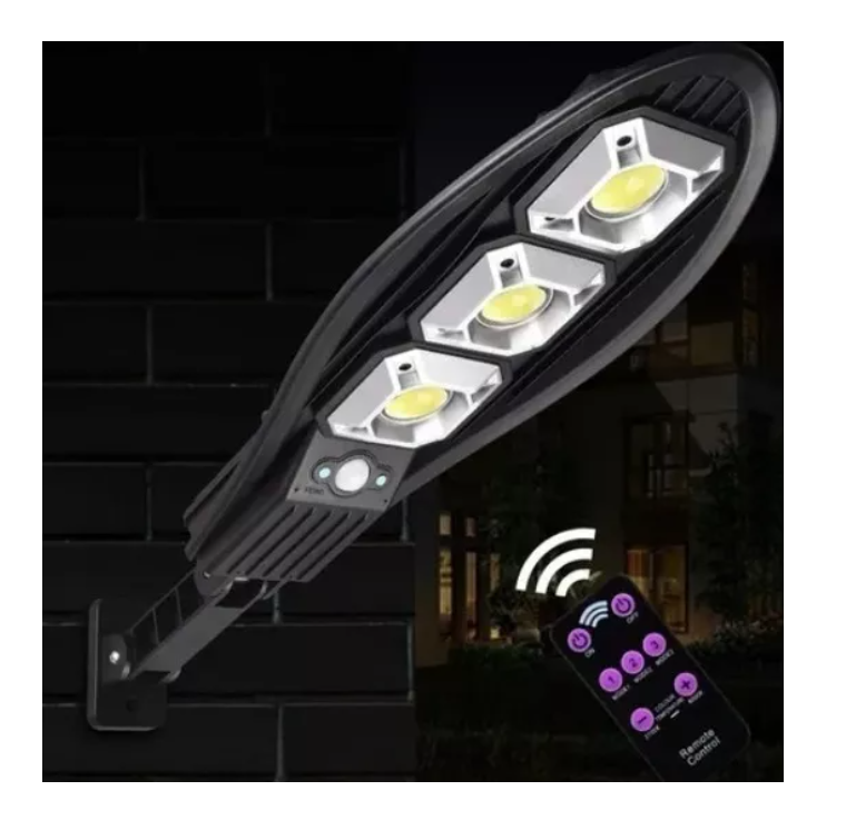 Foco Solar Exterior 120w Con Sensor De Movimiento-2