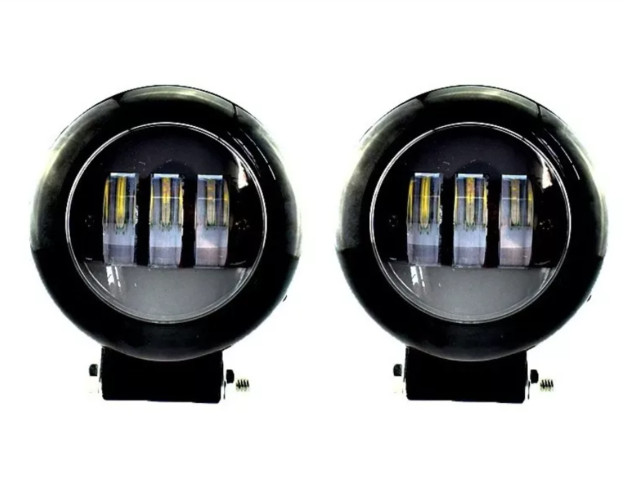 Foco Luces Neblinero 30w Led Spot Auto Moto Caminoneta Lupa-6