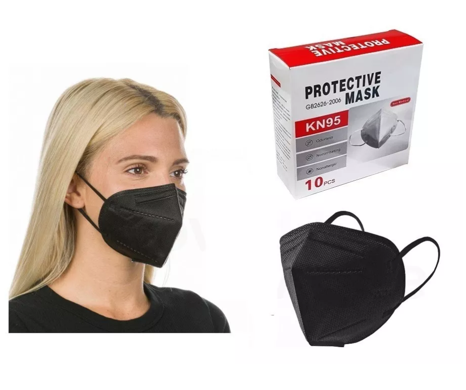 X50 Mascarillas Kn95 5 Pliegues Antiviral Reutilizable-0