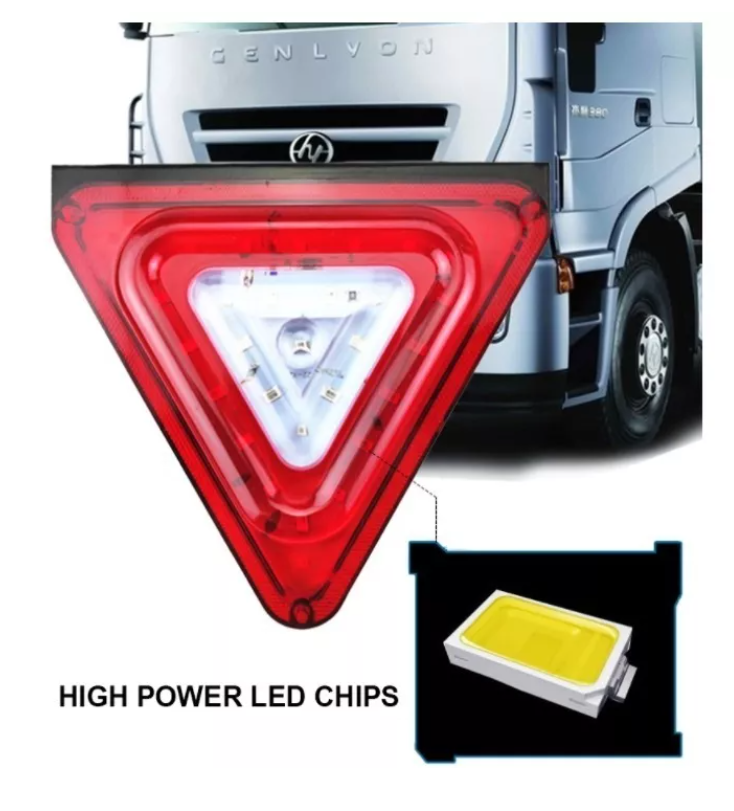 Kit 2 Foco Led Trasero 24v Camion Remolque Luz De Alerta-3