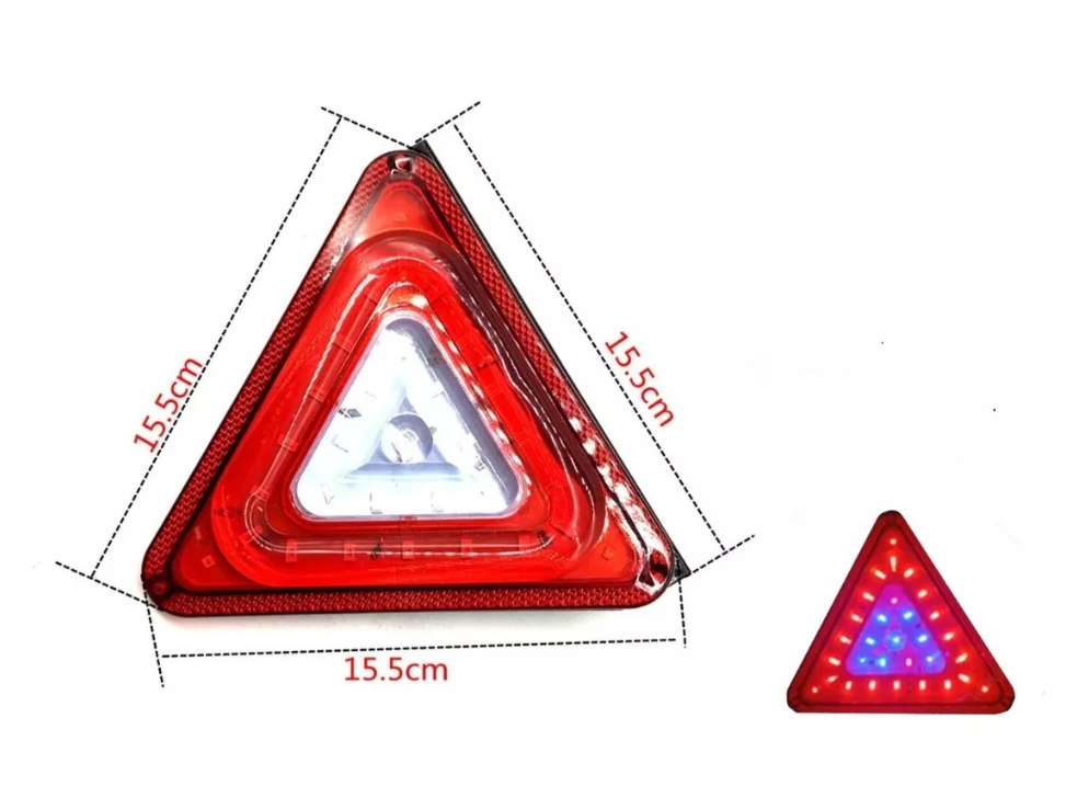 Kit 2 Foco Led Trasero 24v Camion Remolque Luz De Alerta-4