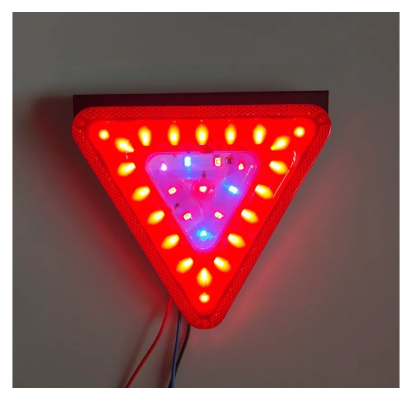 Kit 2 Foco Led Trasero 24v Camion Remolque Luz De Alerta-5