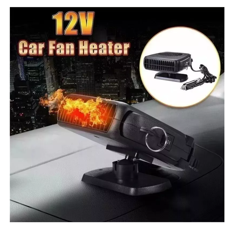 Calefactor Para Auto 12v Ventilador De Auto 12v 200w Pro Xl-4