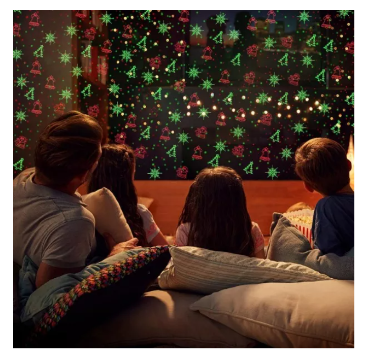 Luz De Proyector De Navidad Para Exteriores Puntos Navideños-4