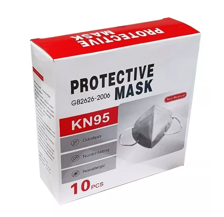 X10 Mascarillas Kn95 5 Pliegues Antiviral Reutilizable-3