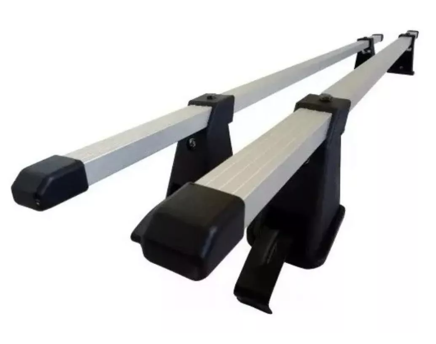 Barras Porta Equipaje Parrilla Auto Techo Universal Gris-0