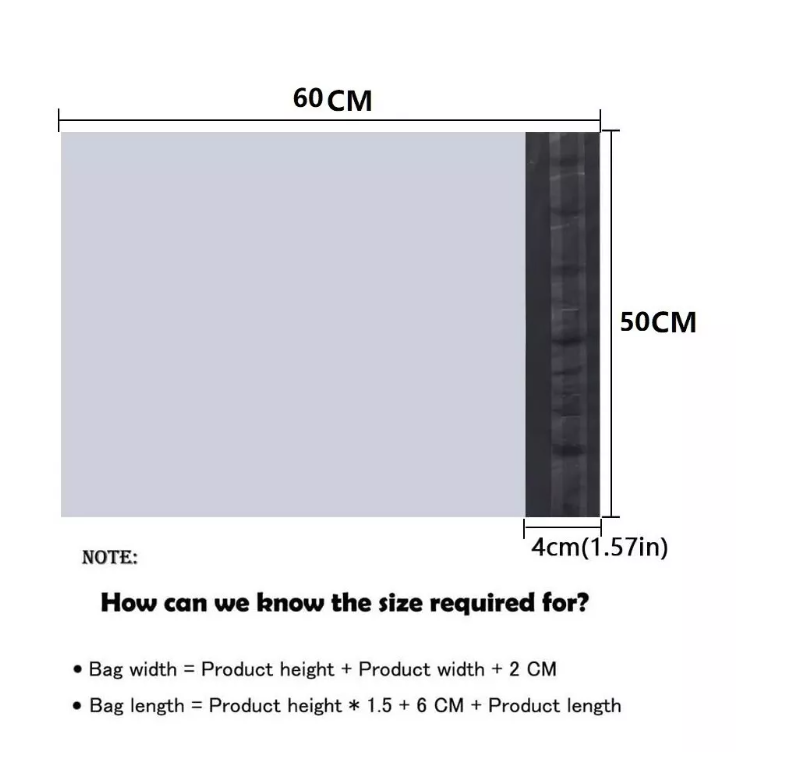 X100 Bolsas Sobre Ecommerce 50x60cm Biodegradable Courier-1