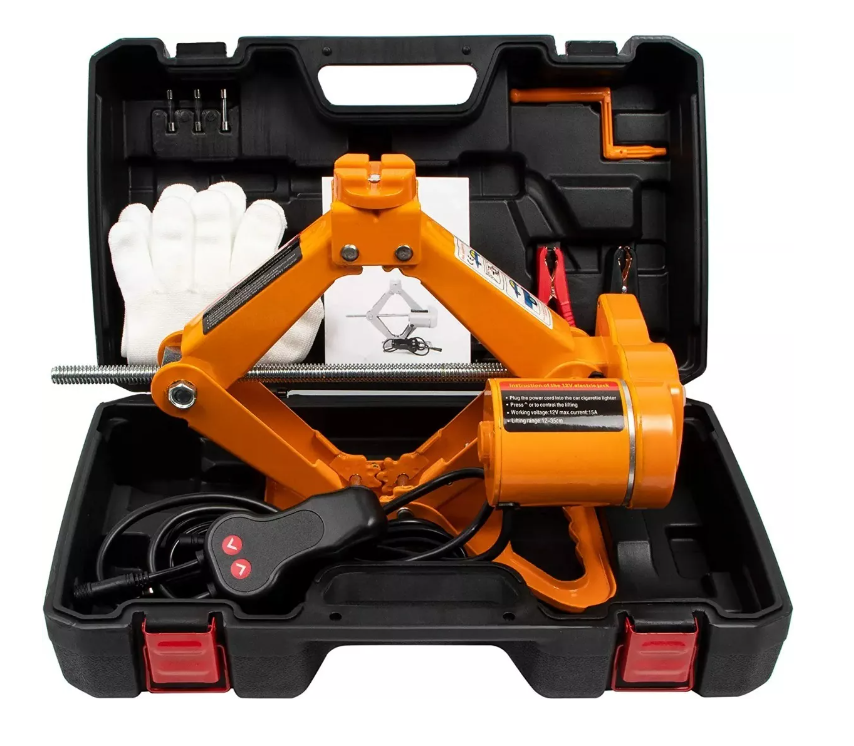 Caja Gata Eléctrica Para Vehículos 12v 2t Auto + Fusible-0