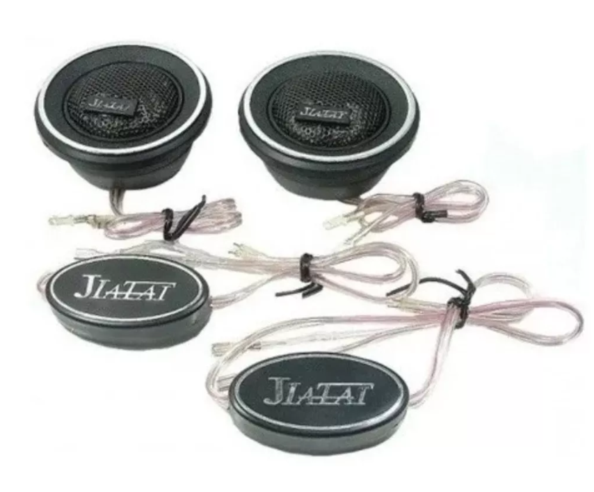 Kit Par Mini Tweeter Optimizador Sonido 150wmax 5cm Aluminio-0