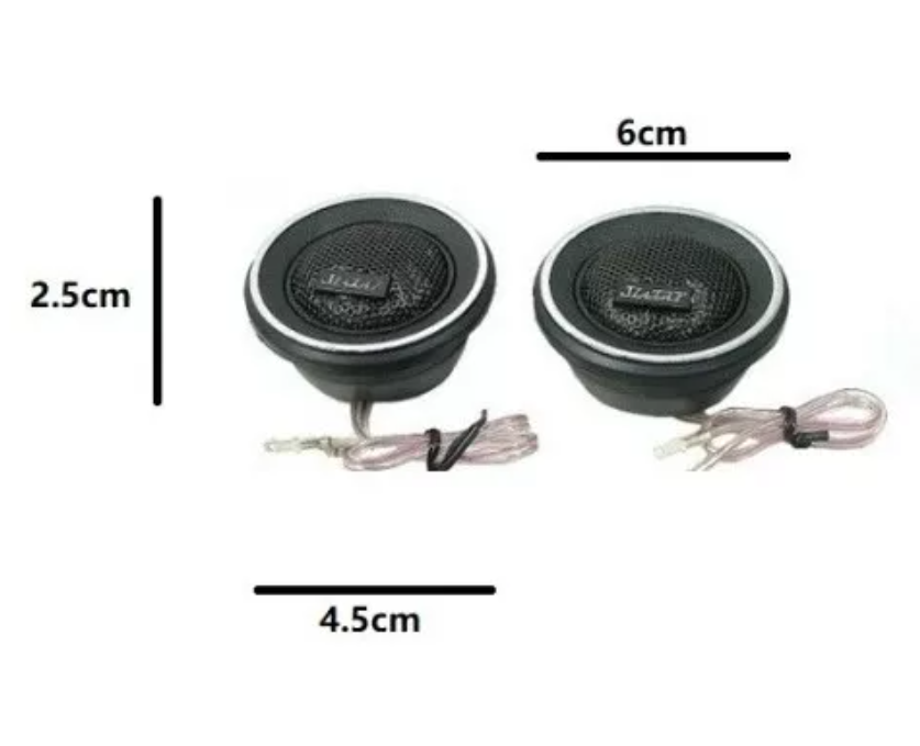 Kit Par Mini Tweeter Optimizador Sonido 150wmax 5cm Aluminio-1