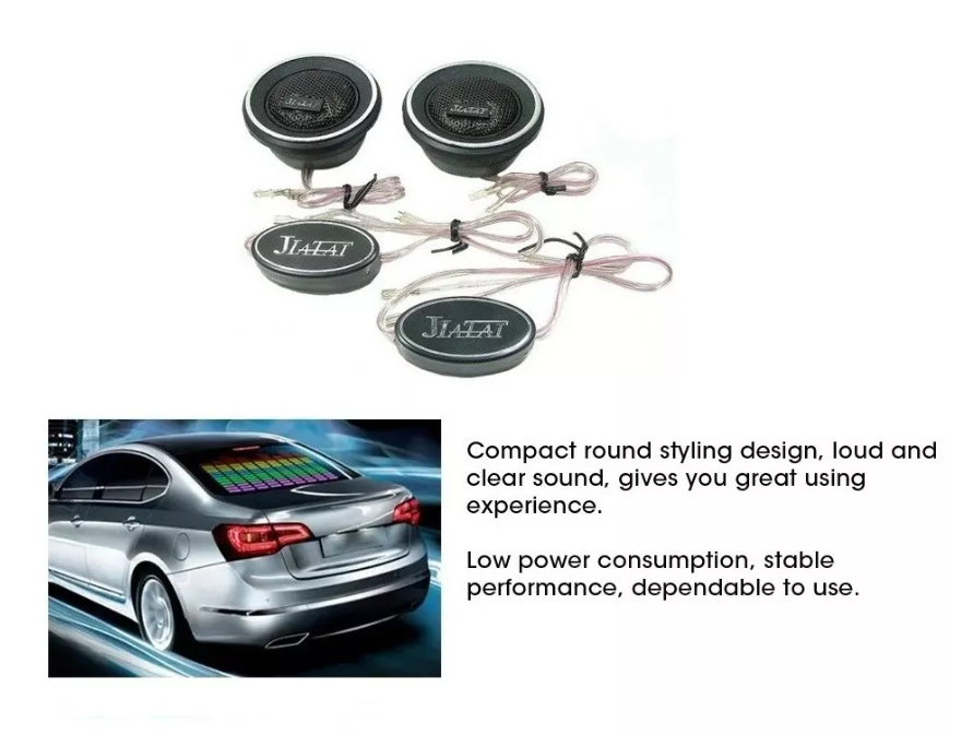Kit Par Mini Tweeter Optimizador Sonido 150wmax 5cm Aluminio-4