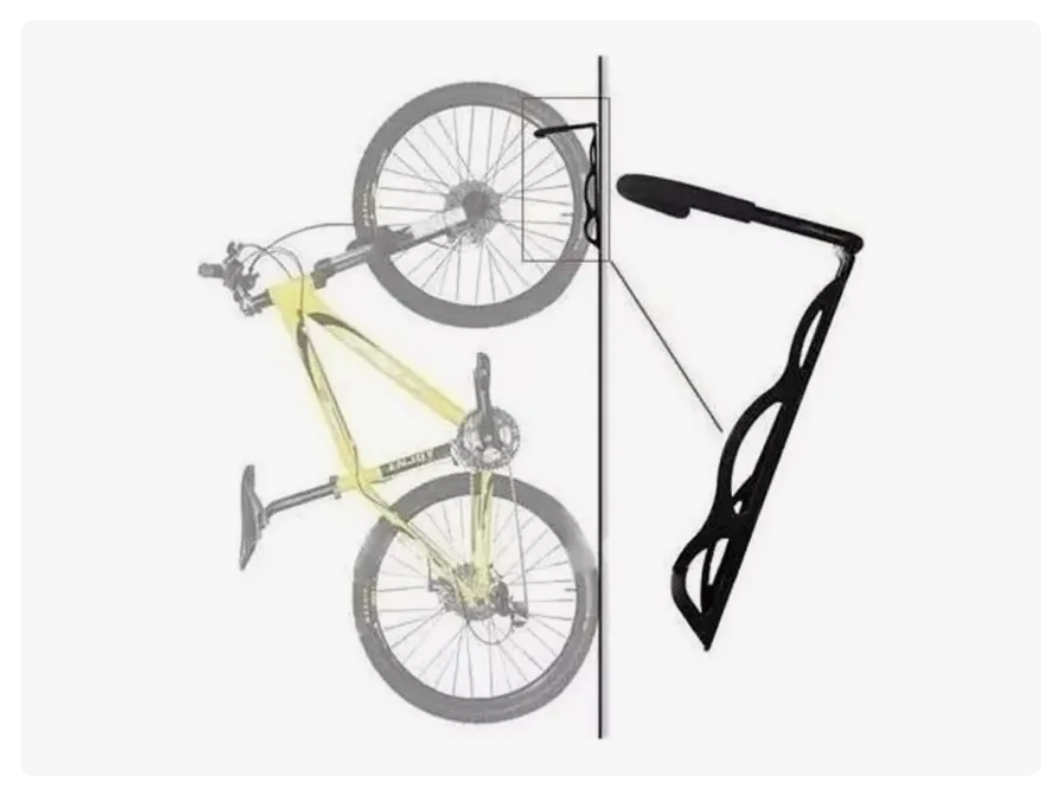 Gancho Porta Bicicletas - Soporte De Pared Muro-0