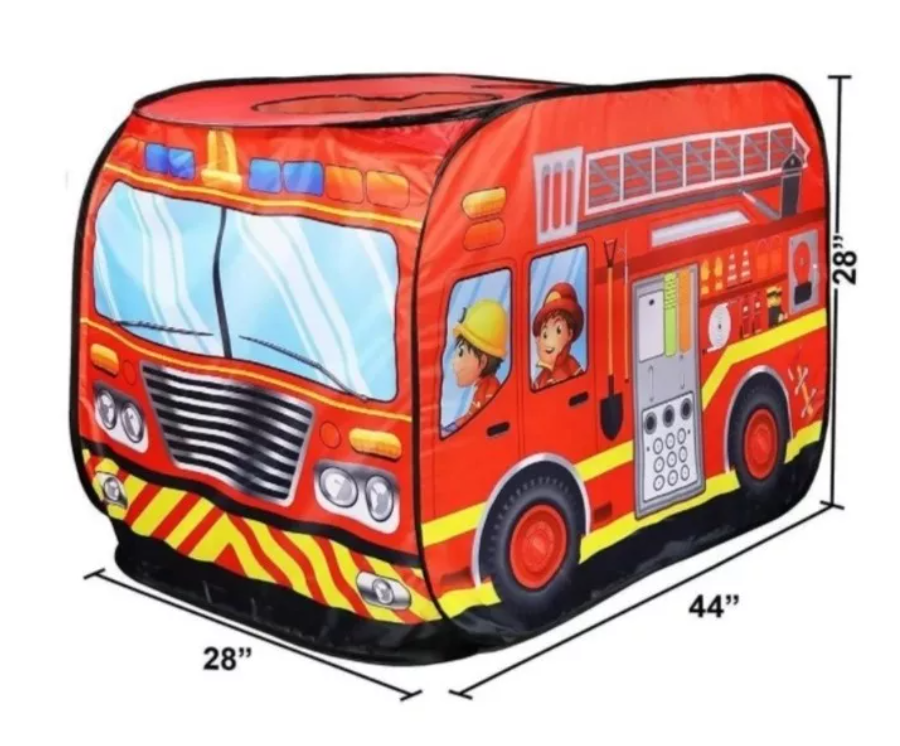 Carpa Infantil Auto Bomberos Niño-3