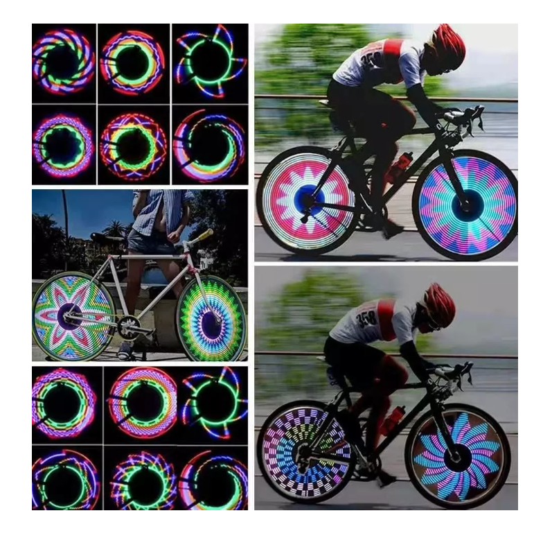 Lámpara Luces Led Para Rueda De Bicicleta Motocicleta Llanta-7