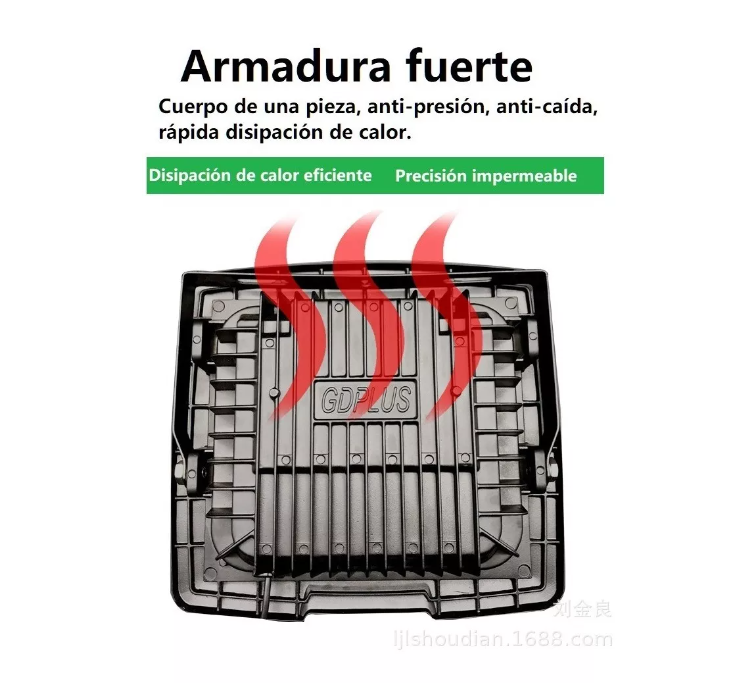 Lámpara Foco Solar Led 50w Flood Panel Solar Control Remoto-3