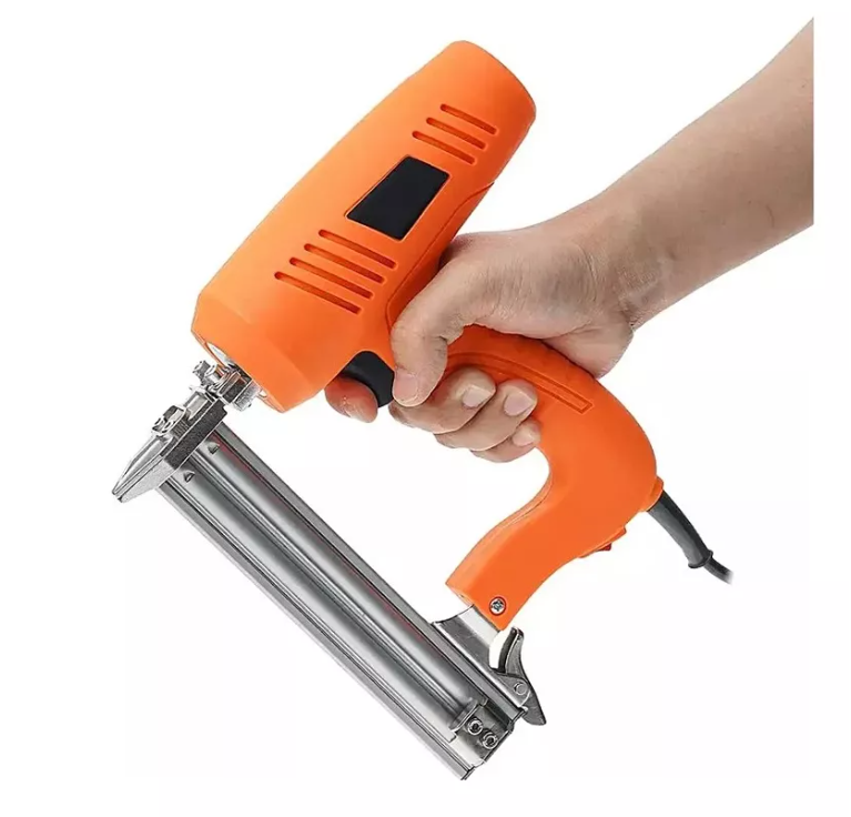 Pistola De Grapas Eléctrica, Clavadora Para Marcos, Muebles-3