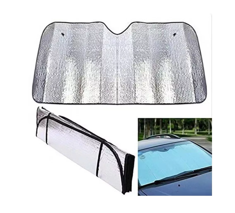 Cortina Parasol Parabrisas Autos O Camion 60x130cm-0