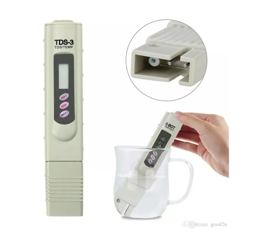 Medidor Digital Tester Agua Temperatura Y Pureza Tds Meter 3-3