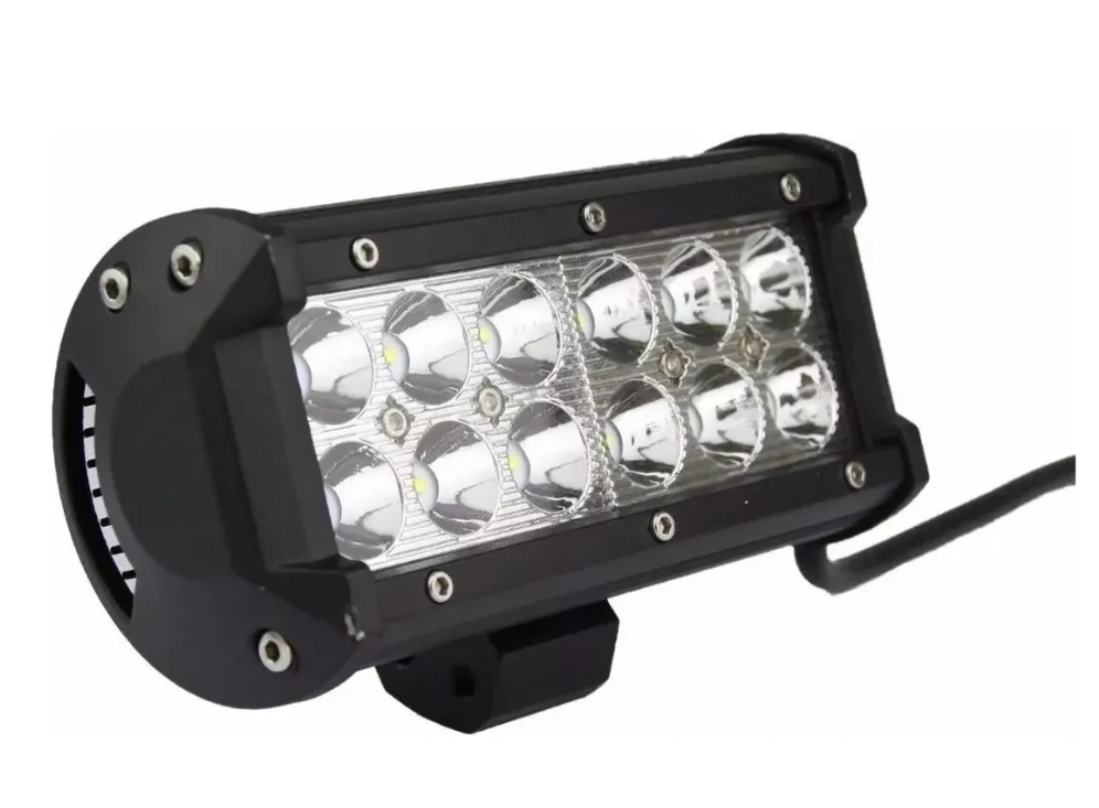 Pack 2 Foco Led 36w Barra Neblinero Auto 12 Led-3