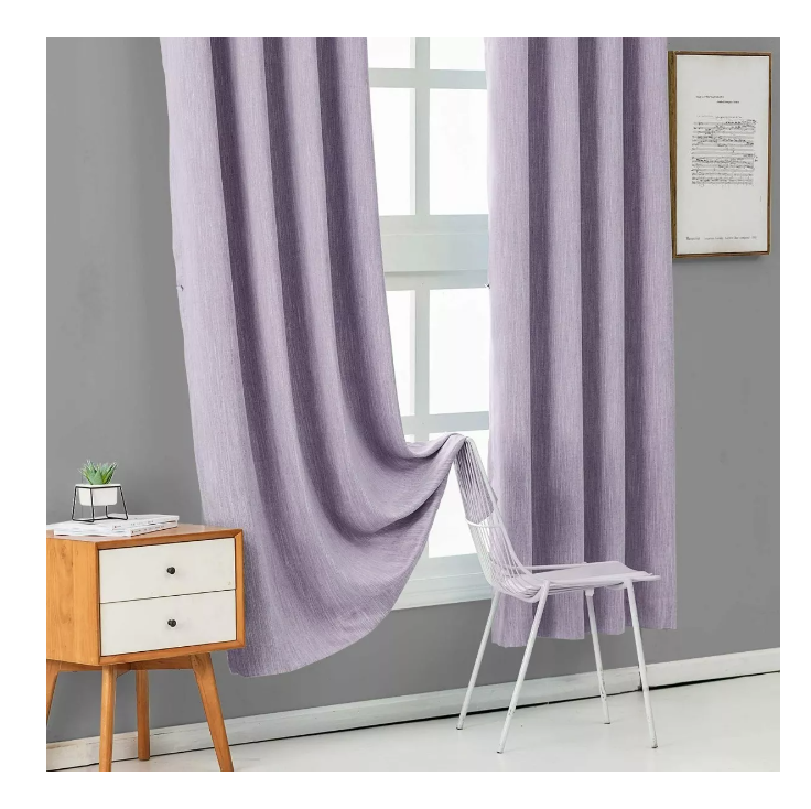 1 Paño Cortina Lino Traslucido Engomado 140x240cm Hogar-2