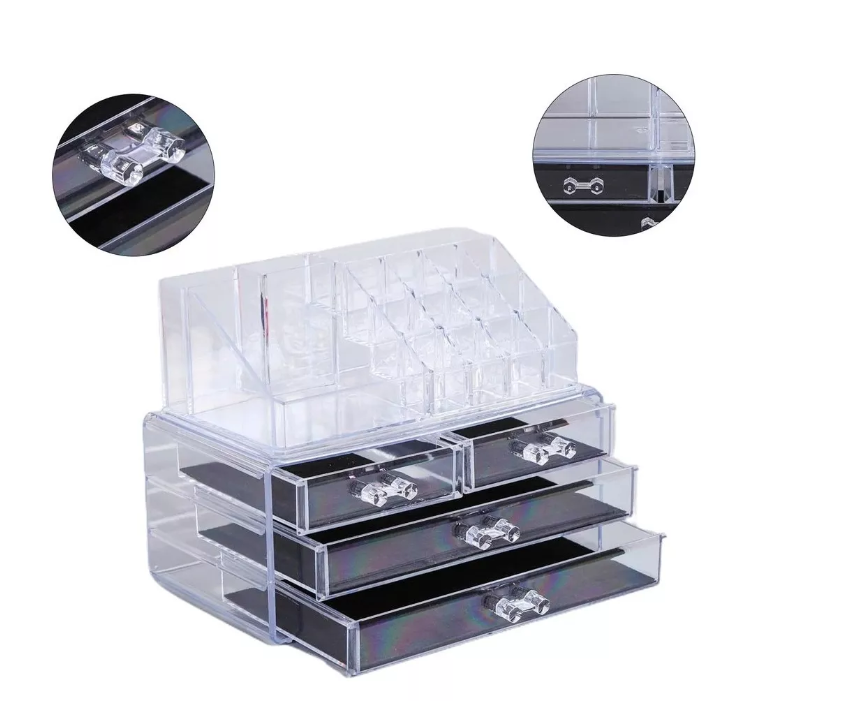Organizador Cosmeticos Maquillaje De Acrilico Cosmetiquero-0