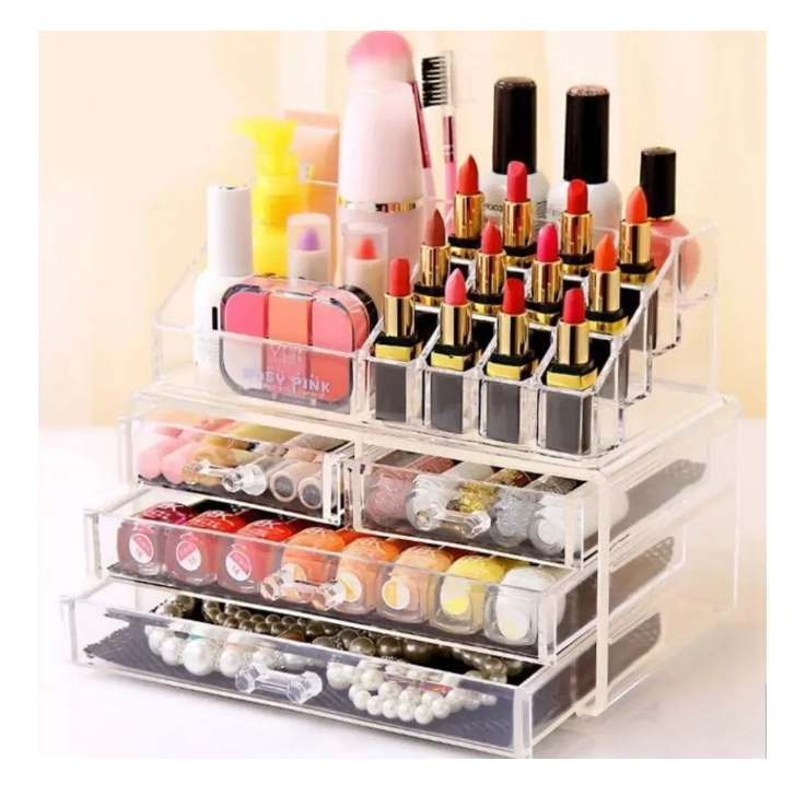 Organizador Cosmeticos Maquillaje De Acrilico Cosmetiquero-6