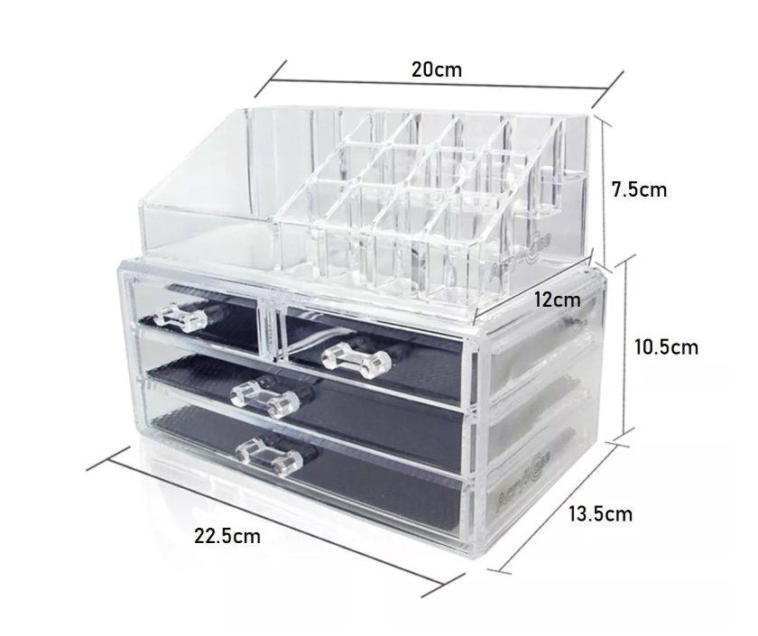 Organizador Cosmeticos Maquillaje De Acrilico Cosmetiquero-3