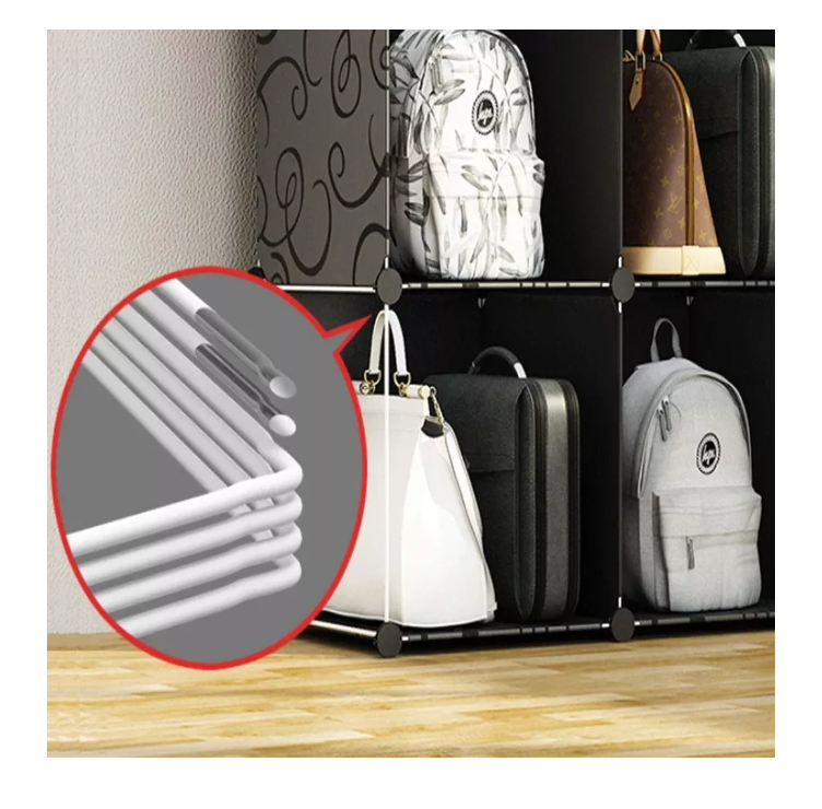 Organizador De Bolsos 12 Módulos Dormitorio Estante Armable-7