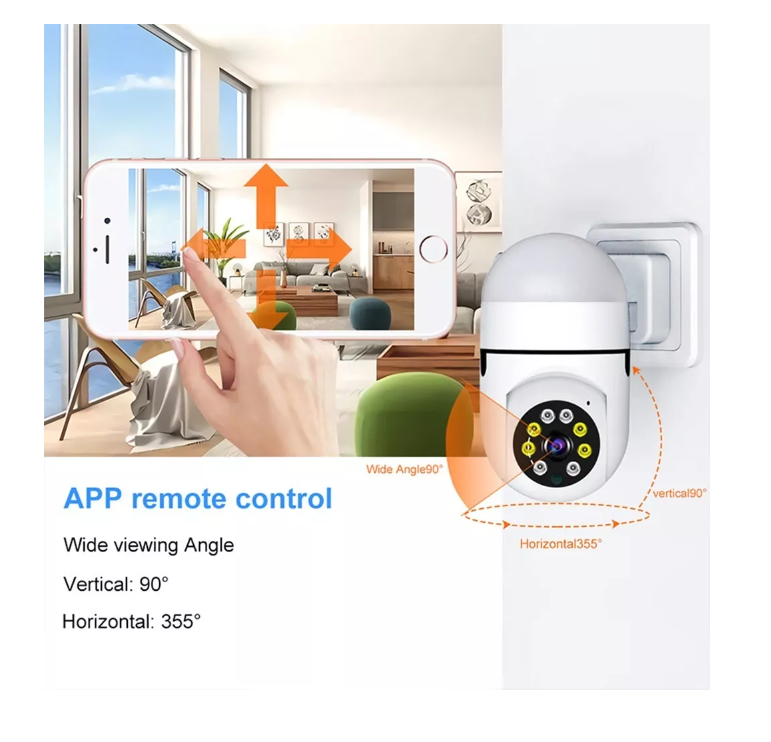 Cámara Wifi Ip Movimiento Alarma Exterior Anti Agua Full Hd-6