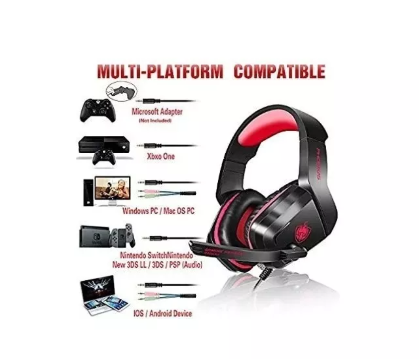 Audífonos Gamer H1 Para Ps4 Xbox Y Pc-2
