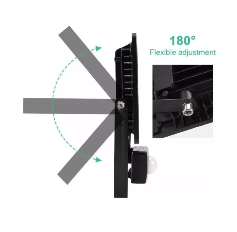 Foco Led Exterior Con Sensor Movimiento 30w Ip66-1