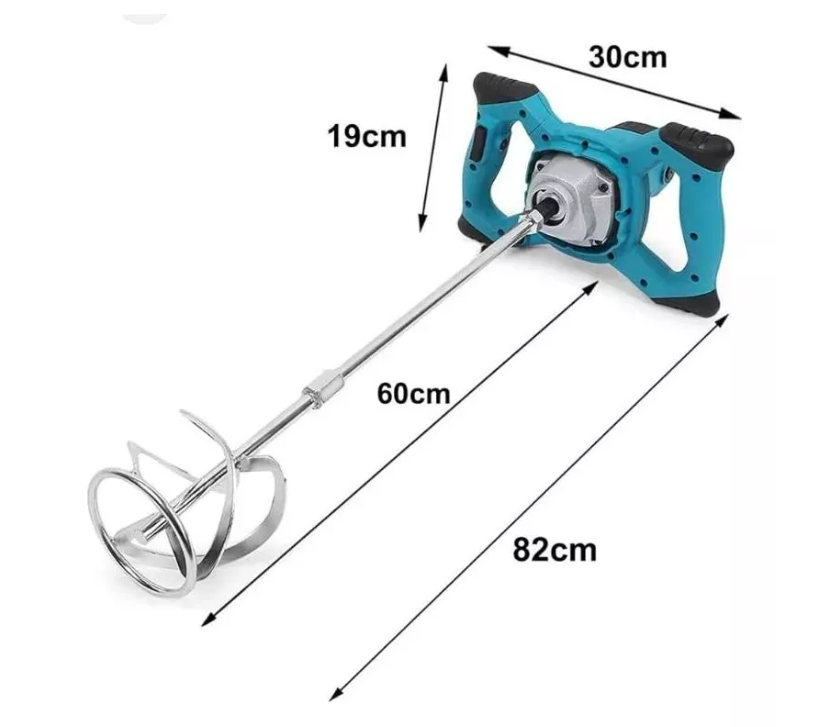 Mezclador De Cemento Eléctrico 220v 1200w-2