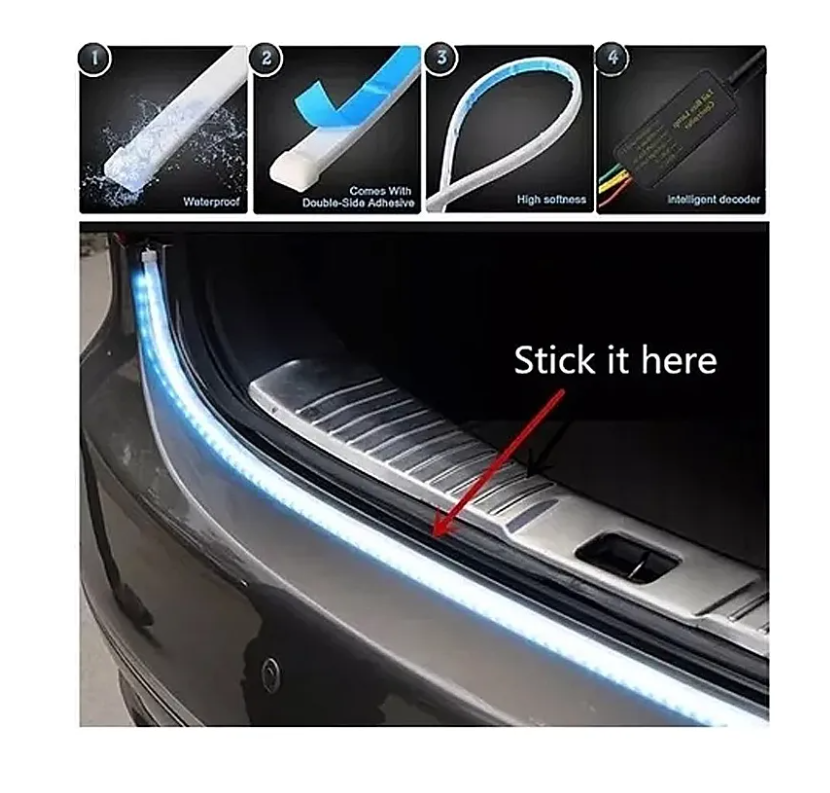 Cinta Tira 36led Rgb 1.2 Metros Para Maleta De Auto Vehículo-4