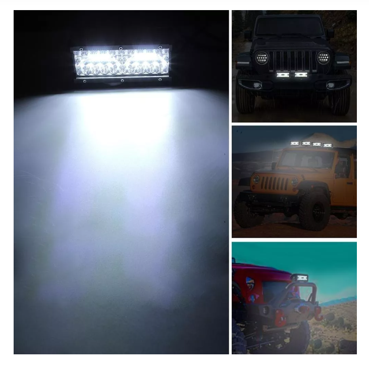 Barra Focos Neblineros Led 120w Expansion Auto Moto Camiones-3