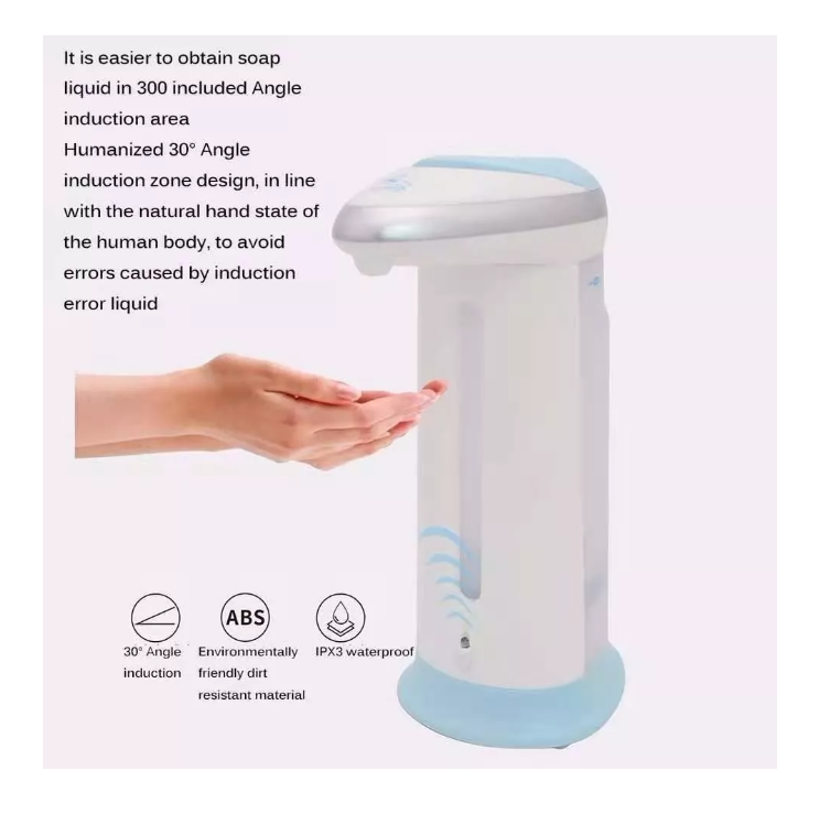Dispensador Automático Alcohol Gel Jabon Sensor Infrarrojo-2