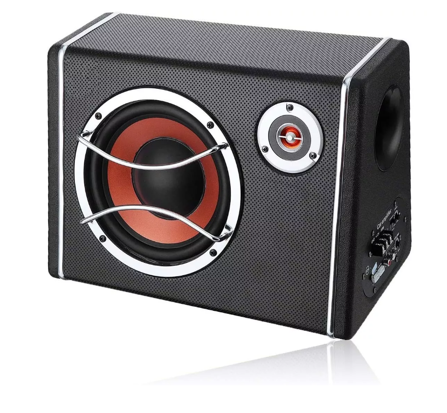Subwoofer Ultrafino Amplificador Parlante + Kit Instalación-7