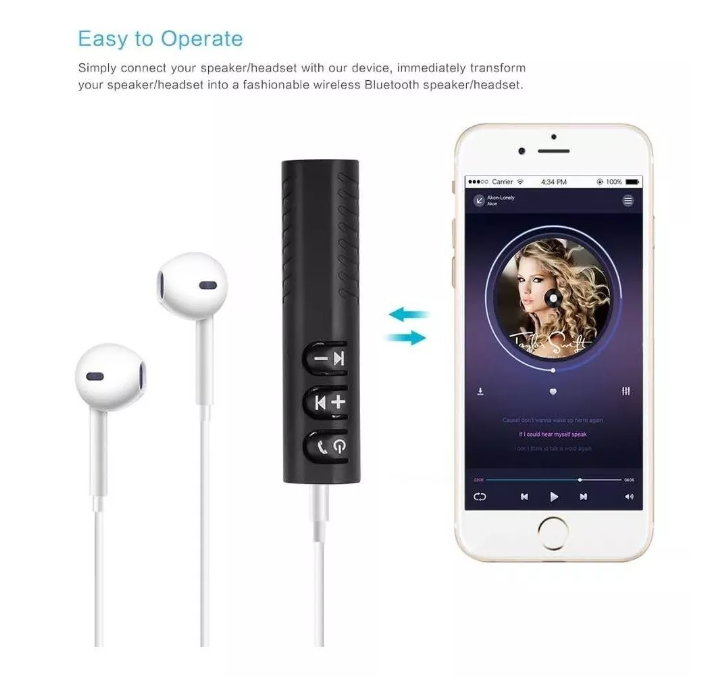 Car Bluetooth Receptor De Musica Manos Libres-3