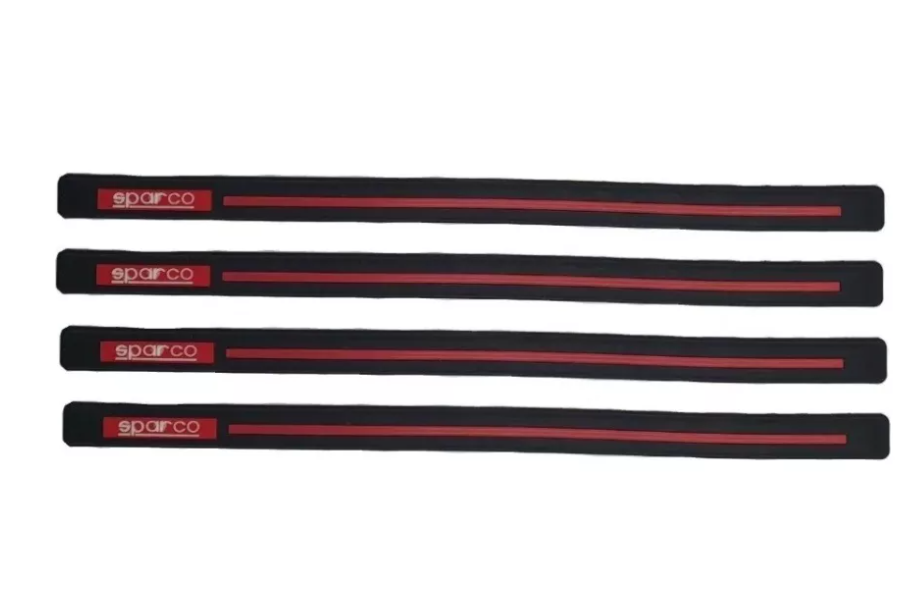 X4 Tope De Puerta Goma Universal Adhesivo Tuning Parachoques-2